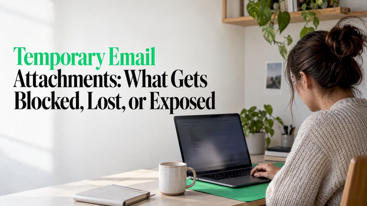 Temporary Email Attachments: What Gets Blocked, Lost, or Exposed