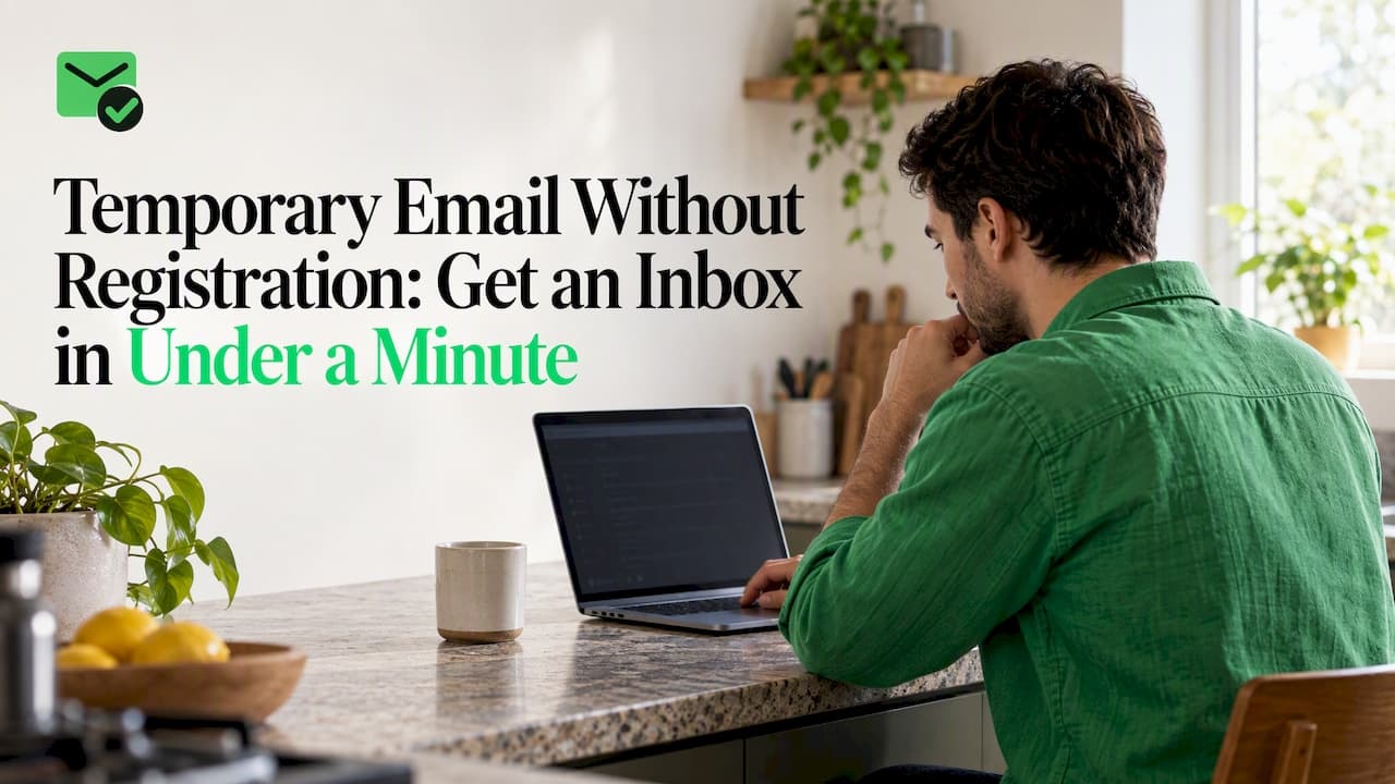 Temporary Email Without Registration: Get an Inbox in Under a Minute