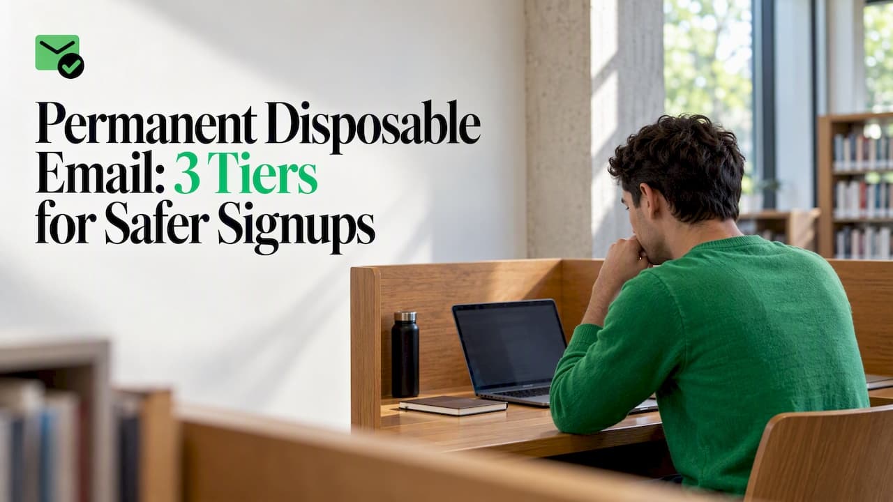 Permanent Disposable Email: 3 Tiers for Safer Signups